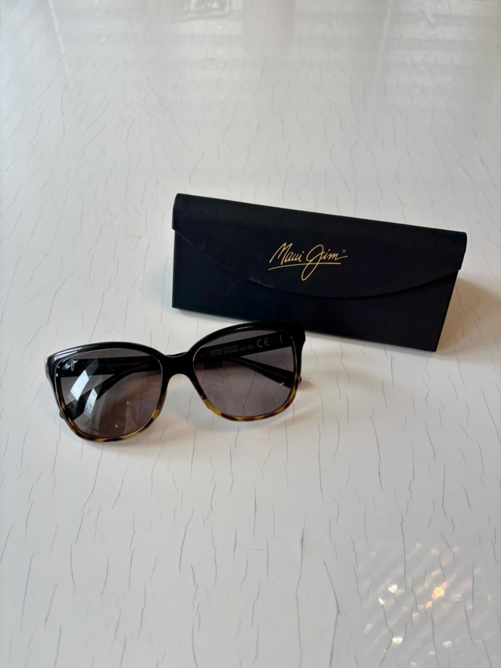 Maui Jim Starfish Black and Tortoise Cat-Eye Sunglasses